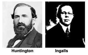 Collis P. Huntington和Robert Ingersoll Ingalls的肖像